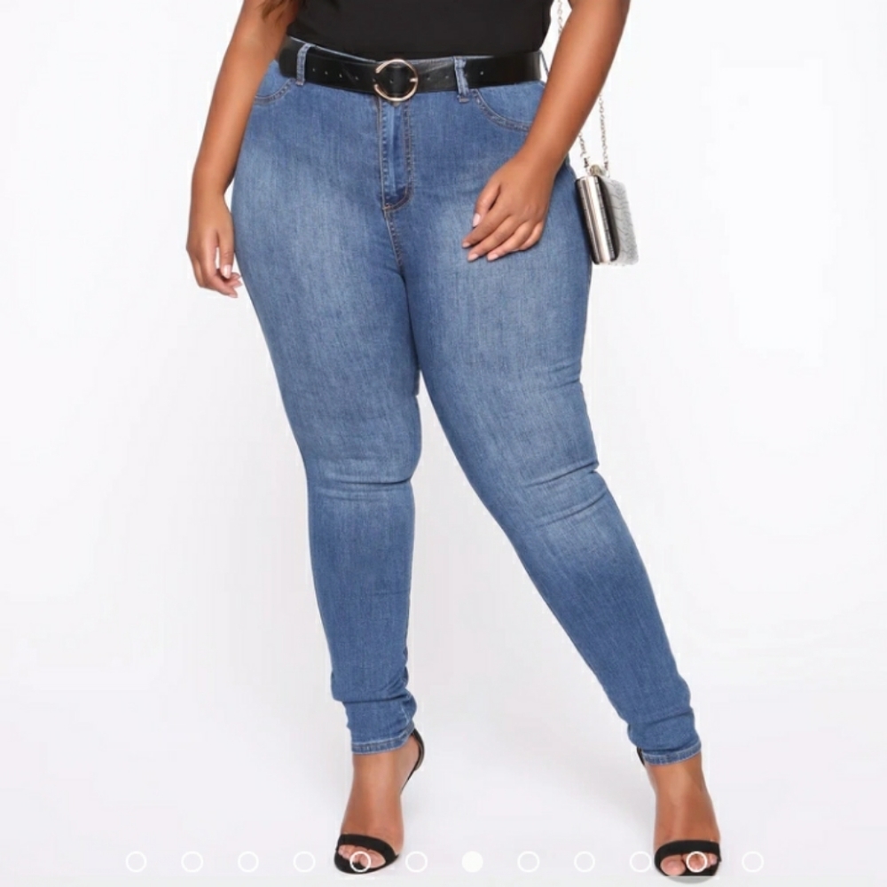 Fashion Nova Luxe High Waist Skinny Jeans 3X